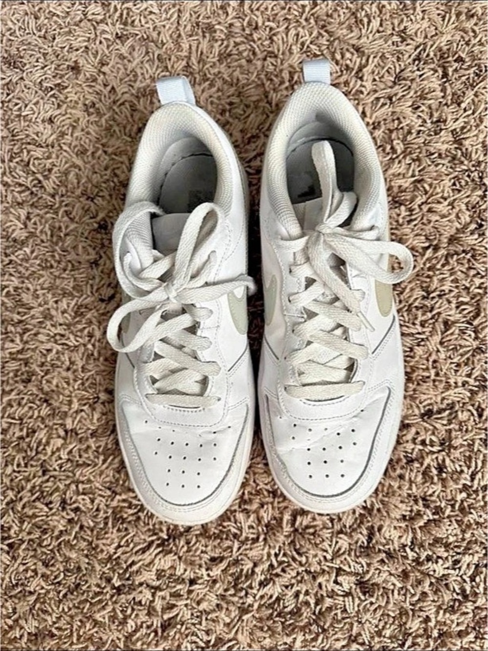 Nike Air Force 1 Girls Sneakers White Size 6Y